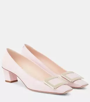 Кожаные туфли belle vivier 45 Roger Vivier, розовый