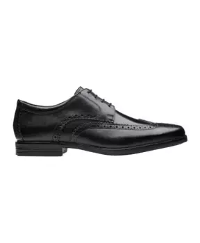 Кожаные туфли броги Clarks, черный