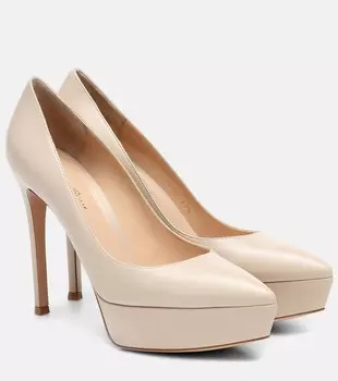 Кожаные туфли Даша Gianvito Rossi, бежевый