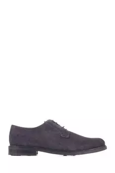 Кожаные туфли дерби синие Landry Jones Bootmaker, синий