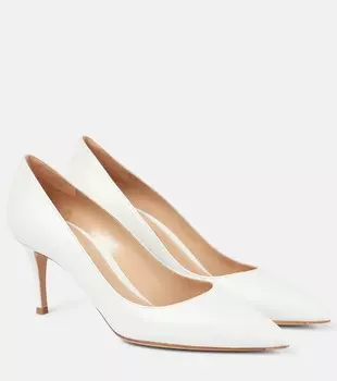Кожаные туфли Gianvito 70 Gianvito Rossi, белый