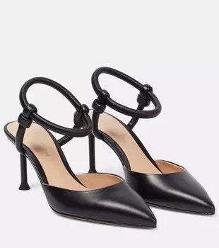 Кожаные туфли Gianvito Rossi, черный