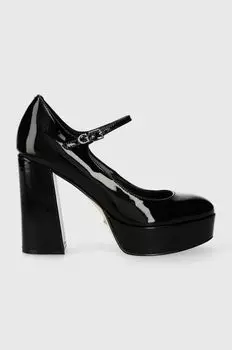 Кожаные туфли Guess, черный