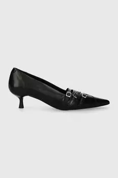 Кожаные туфли LYKKE Vagabond Shoemakers, черный
