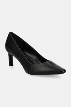Кожаные туфли на каблуке Dkny Charlie, черный