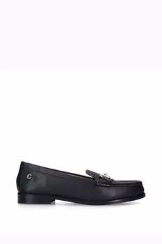 Кожаные туфли на плоской подошве Snap Carvela, черный