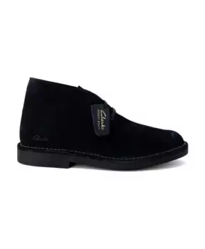 Кожаные туфли на шнуровке Clarks, синий