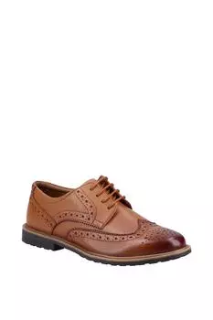 Кожаные туфли Verity Brogue Hush Puppies, коричневый