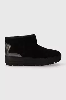 Кожаные зимние ботинки METALLIC SUEDE SNOWBOOT Tommy Hilfiger, черный