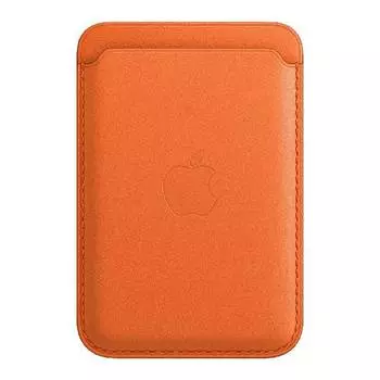 Кожаный бумажник Apple iPhone с MagSafe, orange