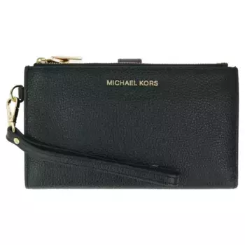 Кожаный кошелек Adele Michael Kors, черный