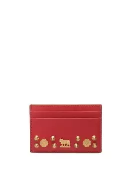 Кожаный кошелек Bally, красный