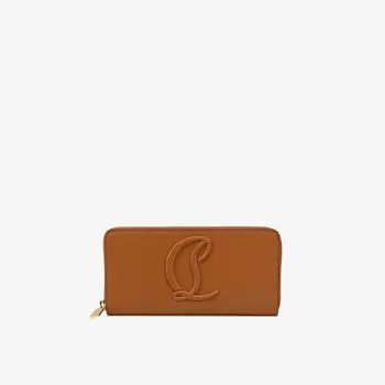 Кожаный кошелек By My Side Christian Louboutin, цвет cuoio