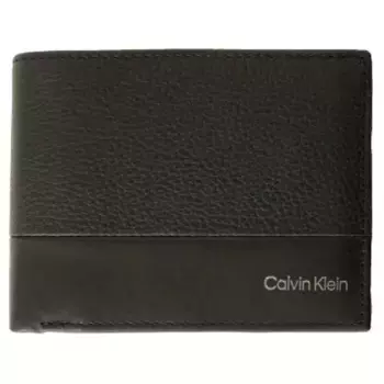 Кожаный кошелек Calvin Klein, черный