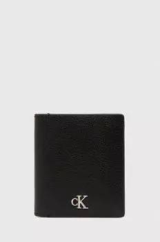 Кожаный кошелек Calvin Klein Jeans, черный