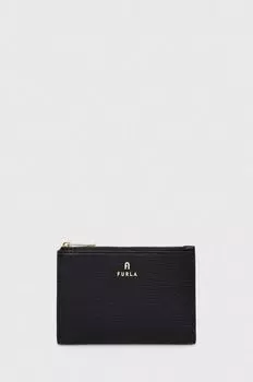 Кожаный кошелек Camelia Furla, черный