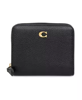 Кожаный кошелек Coach, черный