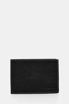 Кожаный кошелек Coach, черный