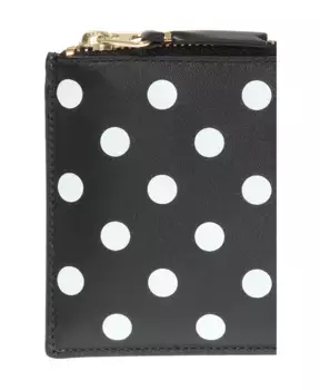 Кожаный кошелек Comme Des Garons, черный