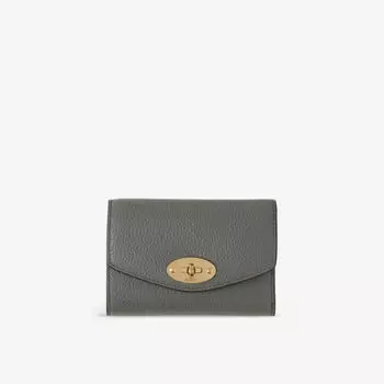 Кожаный кошелек Darley Mulberry, цвет charcoal