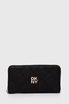 Кожаный кошелек Dkny, черный