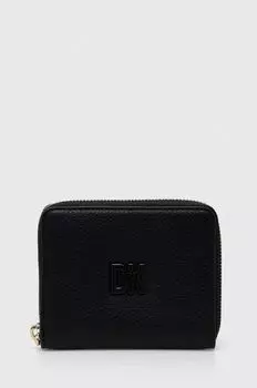 Кожаный кошелек Dkny, черный