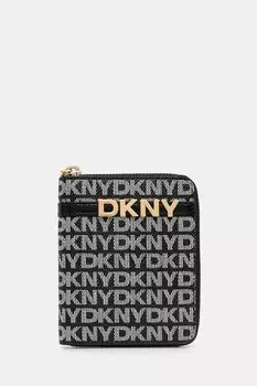 Кожаный кошелек Dkny, черный