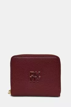 Кожаный кошелек Dkny, гранатовый