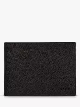 Кожаный кошелек для карт и монет Longchamp Le Foulonn, черный