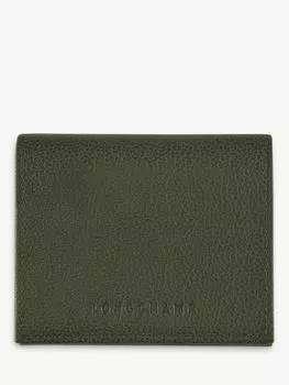 Кожаный кошелек для монет Le Foulonn Longchamp, хаки