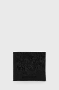 Кожаный кошелек Emporio Armani, черный