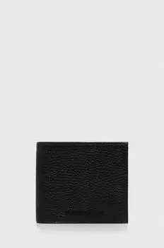 Кожаный кошелек Emporio Armani, черный