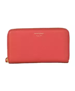 Кожаный кошелек Emporio Armani, красный