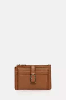 Кожаный кошелек Furla, бежевый