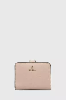Кожаный кошелек Furla, розовый