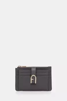 Кожаный кошелек Furla, серый