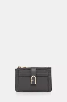 Кожаный кошелек Furla, серый