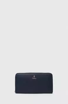 Кожаный кошелек Furla, темно-синий