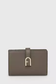 Кожаный кошелек Furla, зеленый