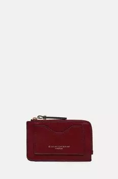 Кожаный кошелек Gianni Chiarini, бордовый
