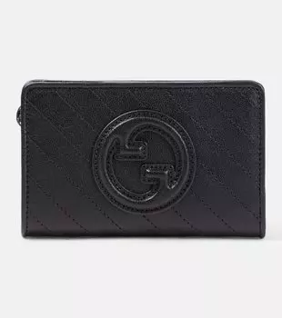 Кожаный кошелек gucci blondie Gucci, черный