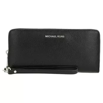 Кожаный кошелек Jet Set Michael Kors, черный