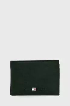 Кожаный кошелек Johnson Mini Tommy Hilfiger, черный