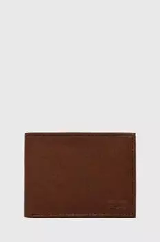 Кожаный кошелек Levi's, коричневый