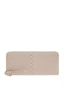 Кожаный кошелек LOEWE, серый