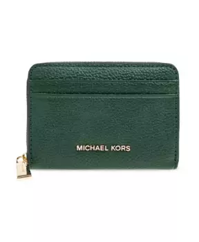 Кожаный кошелек Michael Kors, зеленый