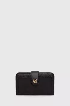 Кожаный кошелек Michael Michael Kors, черный
