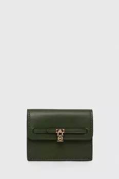 Кожаный кошелек MICHAEL Michael Kors, зеленый