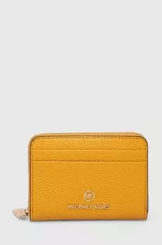 Кожаный кошелек MICHAEL Michael Kors, желтый