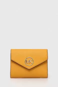Кожаный кошелек MICHAEL Michael Kors, желтый